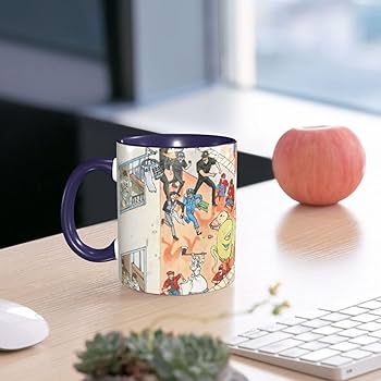 【非売品】はたらく細胞　サーモマグカップ　ステンレスカップ Amazon.co.jp: はたらく細胞1創意的な陶磁器の杯の男女の簡約な